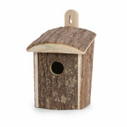 Birdhouse style rustic in wood brown size 12 × 11,5 × 18 cm — photo 3