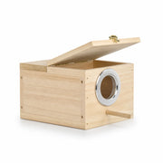 Birdhouse observation in pine beige size 20 × 15 × 18 cm — photo 3