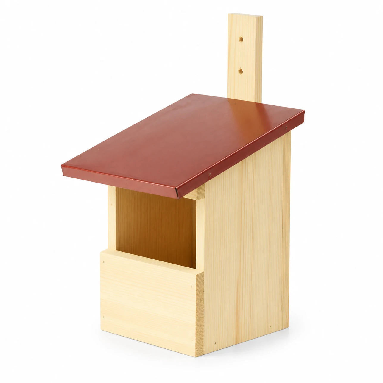 Birdhouse hanging in pine with zinc roof red — photo 3