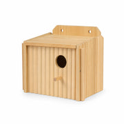 Birdhouse in wood brown size 21 × 13 × 13 cm — photo 3