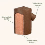 Birdhouse cylindrical with access side — photo 4