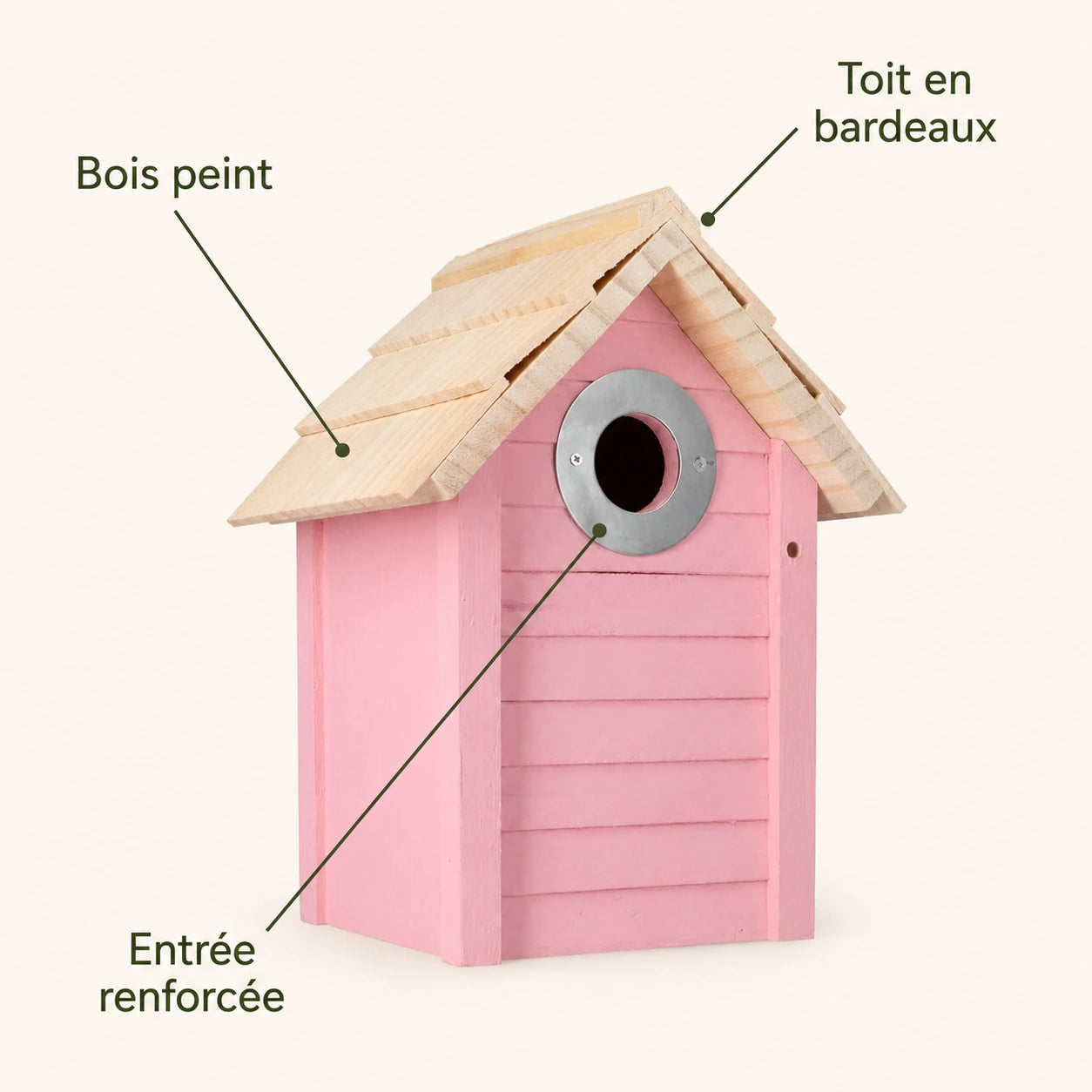 Birdhouse pink compact — photo 4