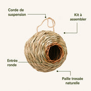 Birdhouse ball woven — photo 3