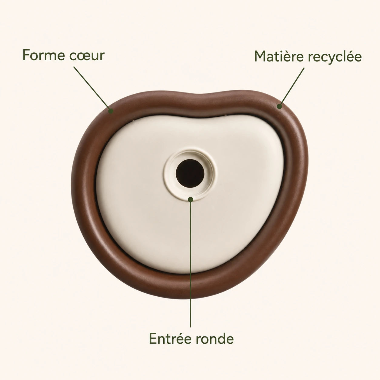 Birdhouse recycled brown 25 cm — photo 4