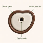 Birdhouse recycled brown 25 cm — photo 4
