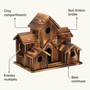 Village birdhouse wood — photo 3