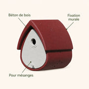 Birdhouse wall-mounted red — photo 4