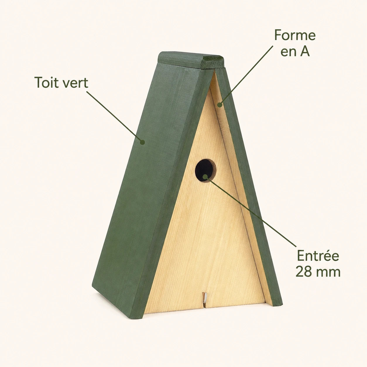 Birdhouse green slender — photo 4