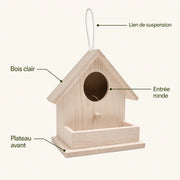 Birdhouse platform white — photo 3