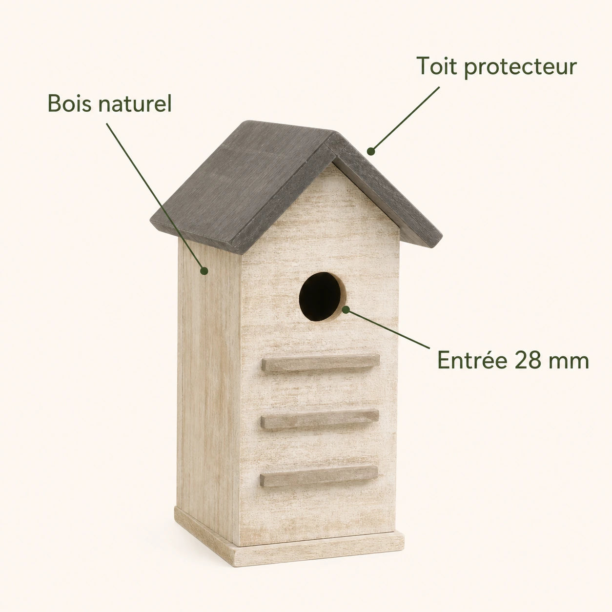 Birdhouse woven hanging in shape of L — photo 4