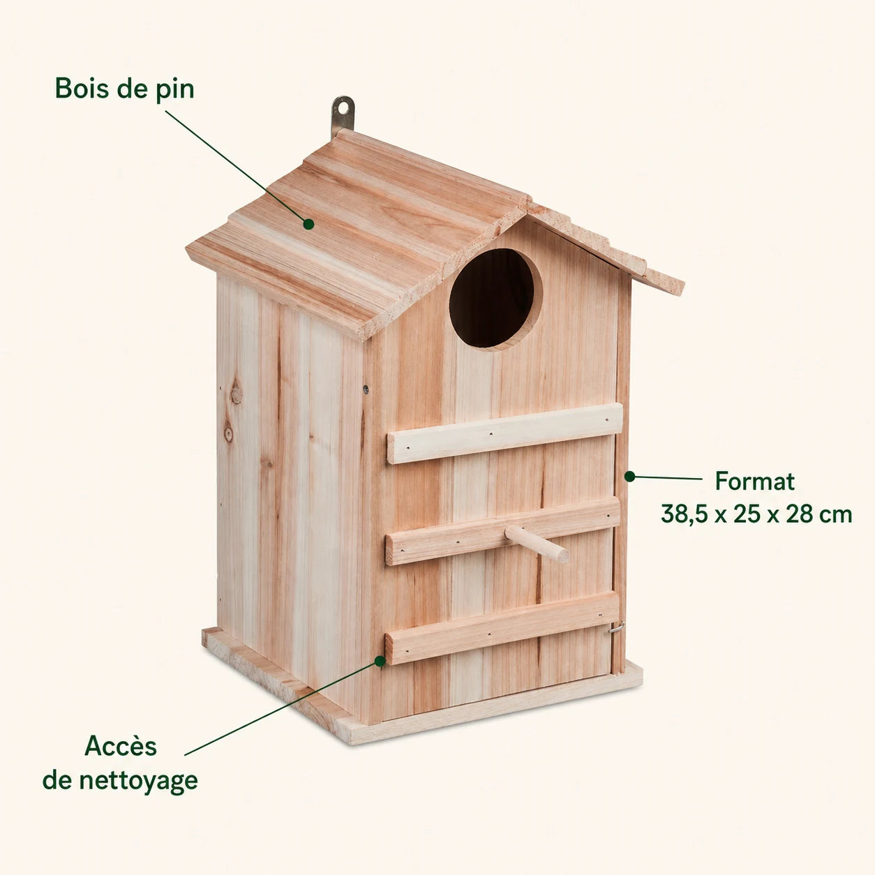 Birdhouse in wood of fir — photo 4