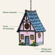 Birdhouse decorative in shape of train — photo 4