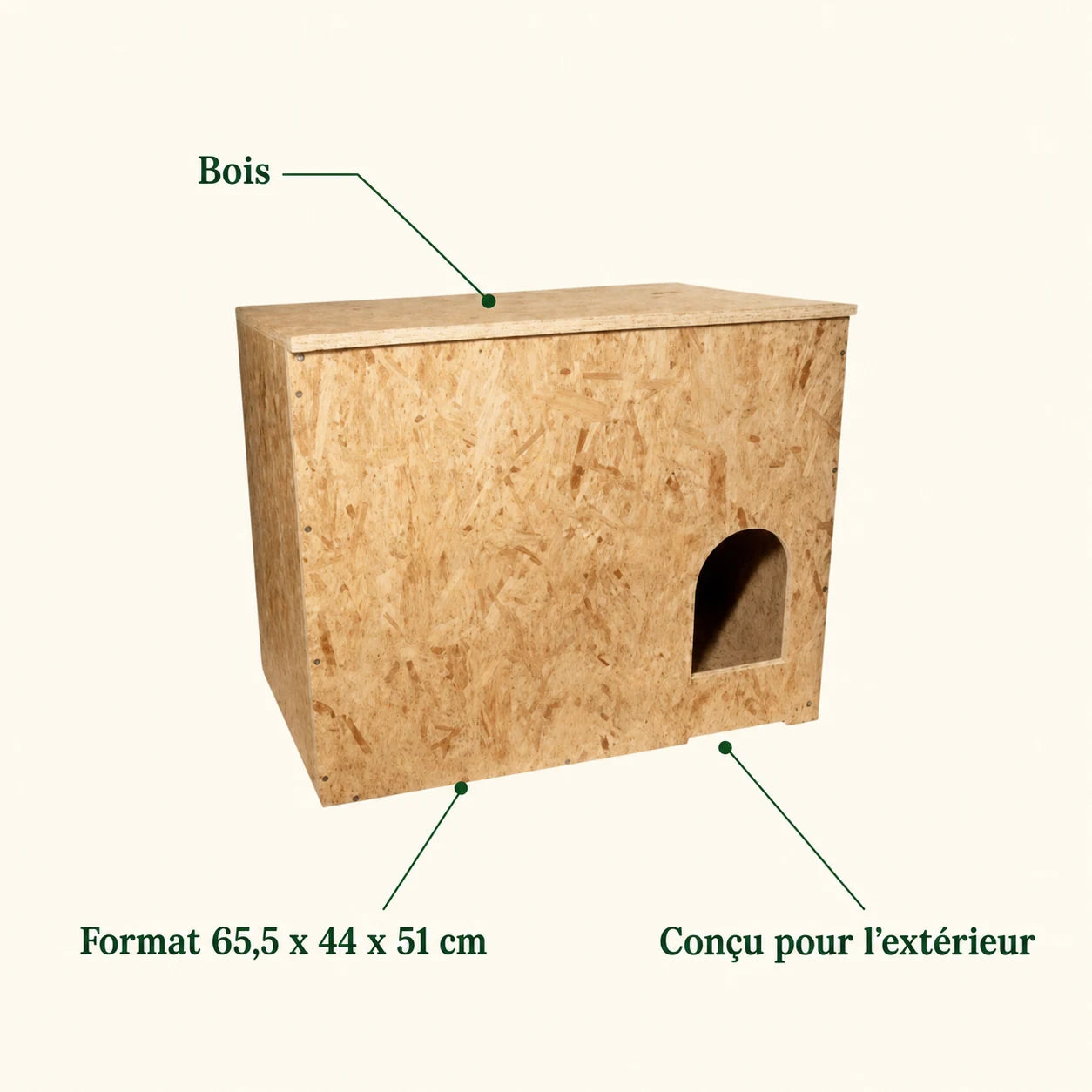 Birdhouse in wood OSB — photo 4