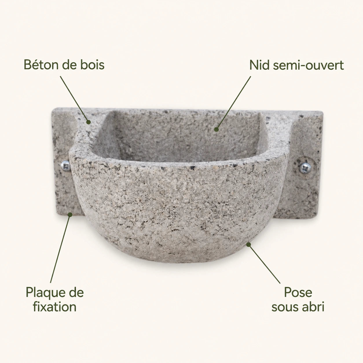 Nest artificial semi-open — photo 4