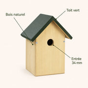 Birdhouse spacious entrance 34 mm — photo 4