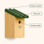 Birdhouse minimalist in wood — photo 4