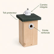 Birdhouse connected faceted with ring white — photo 4