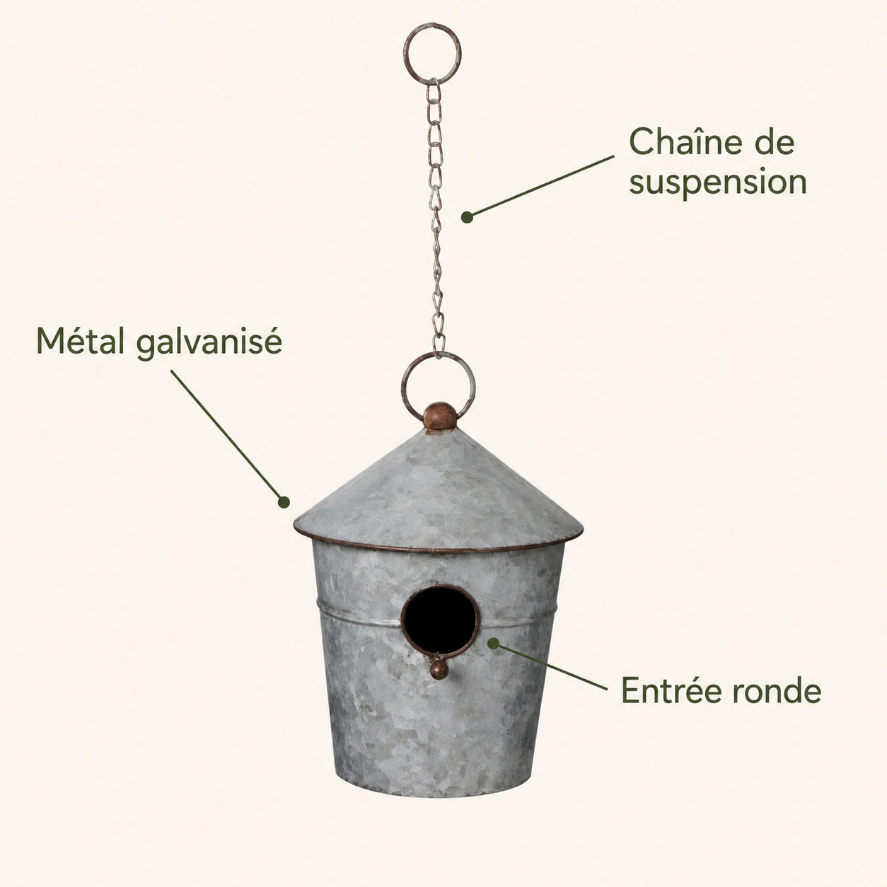 Birdhouse conical — photo 4