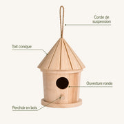 Birdhouse tower conical — photo 3