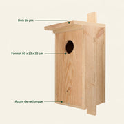 Birdhouse large hole of flight 85 mm — photo 4