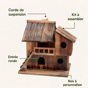 Birdhouse apartment wood — photo 3