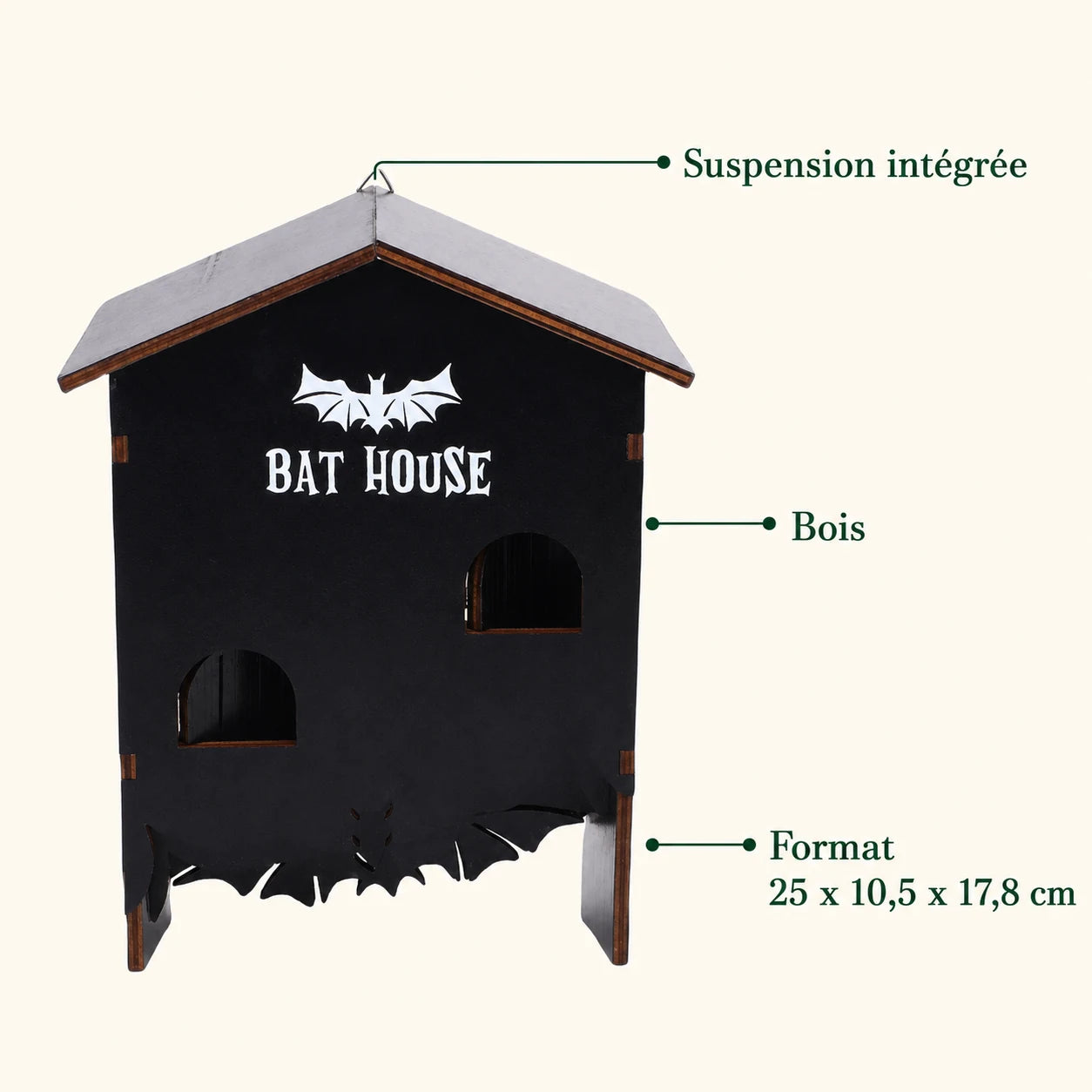 Bat box 3 compartments — photo 4