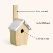 Birdhouse compact with roof metal 30 mm — photo 4