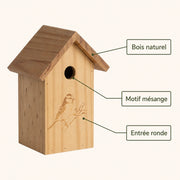 Birdhouse engraved with entrance 27 mm — photo 4