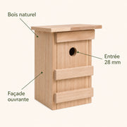 Birdhouse orange with front removable — photo 4