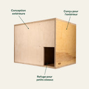 Birdhouse in plywood — photo 4