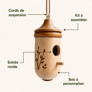 Birdhouse acorn hummingbird — photo 3