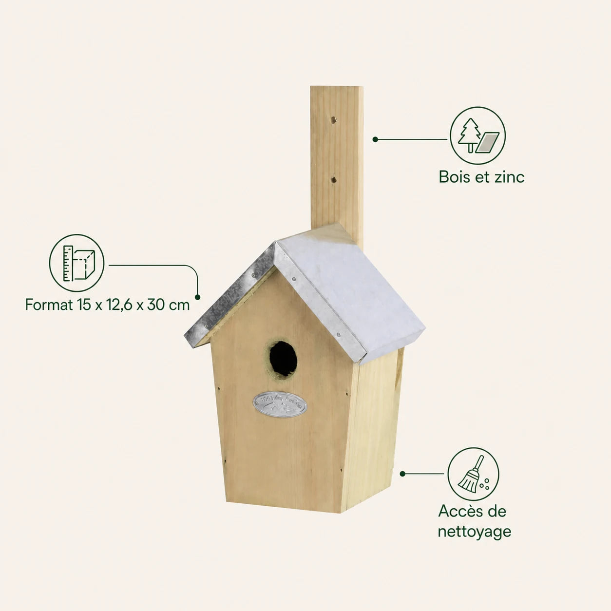 Birdhouse green for birds — photo 4