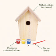 Kit birdhouse with paint — photo 4