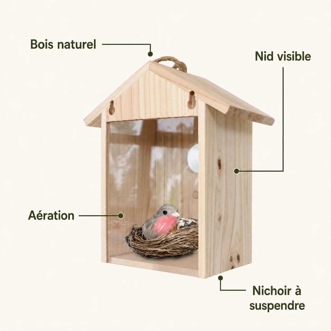 Birdhouse display wood — photo 3