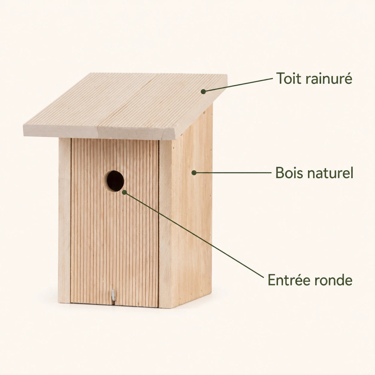 Birdhouse groove with roof sloping — photo 4