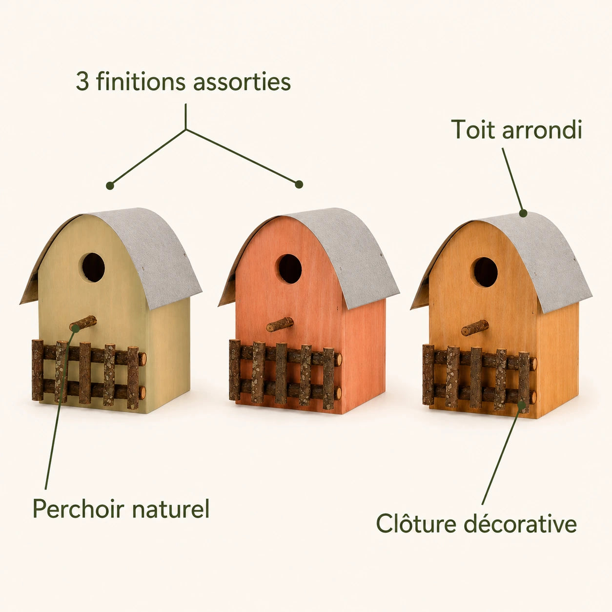 Birdhouse decorative assorted — photo 4