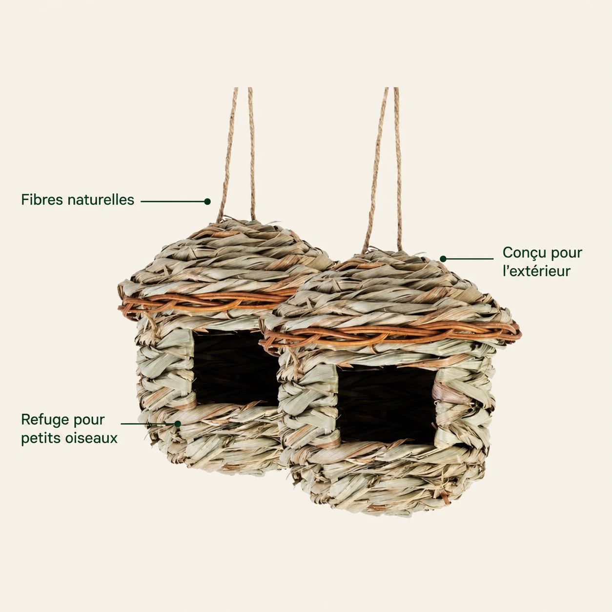 Birdhouse woven hanging — photo 4