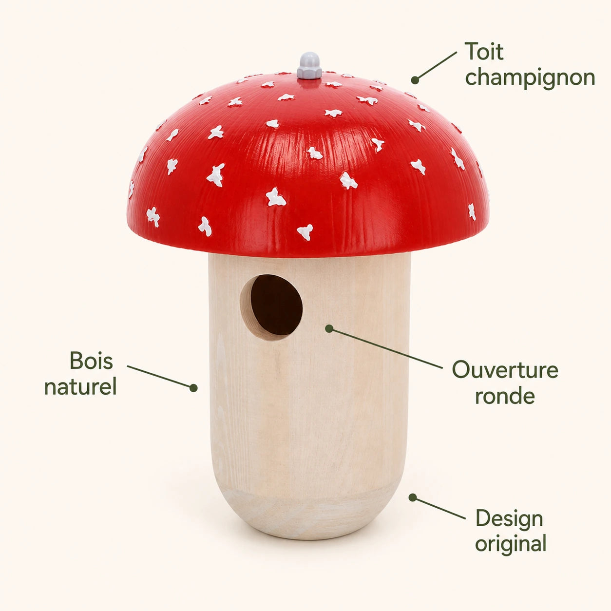 Birdhouse toadstool — photo 4