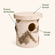 Birdhouse in birch large model — photo 4