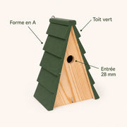 Birdhouse modern entrance 28 mm — photo 4