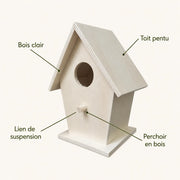 Birdhouse white hanging — photo 3