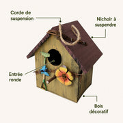 Birdhouse flowers painted — photo 3