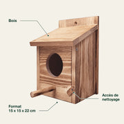 Birdhouse outdoor varnished — photo 4