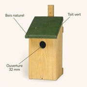 Birdhouse with mirror entrance 32 mm — photo 4