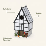 Birdhouse decorative with front with timber-framed — photo 4