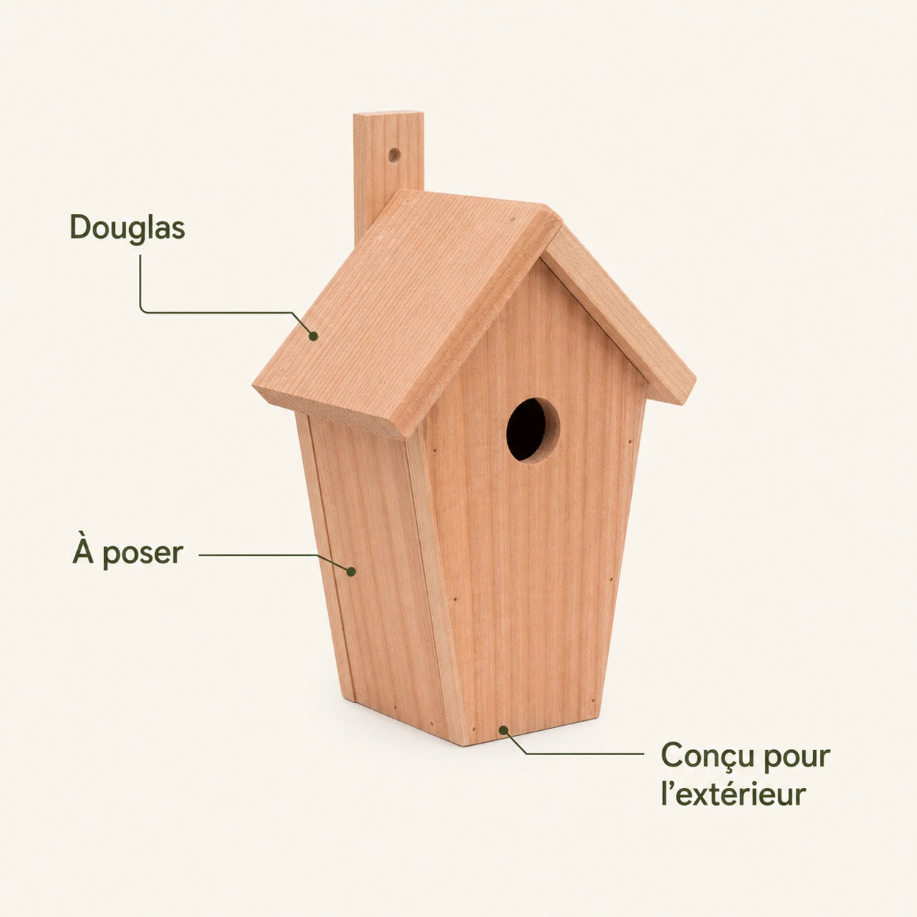 Birdhouse in Douglas-fir anthracite — photo 4