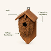 Birdhouse in wood brown — photo 4