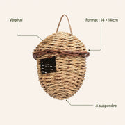 Birdhouse hanging size 14 × 14 cm — photo 4