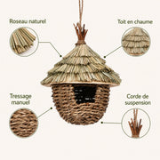 Birdhouse hanging in wood brown — photo 4
