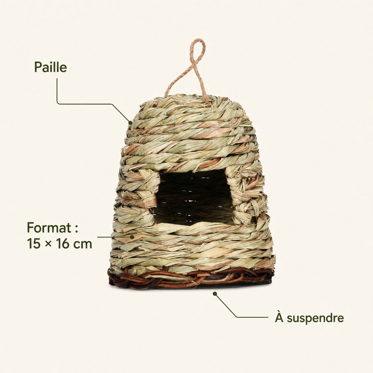Birdhouse observation size 15 × 16 cm — photo 4
